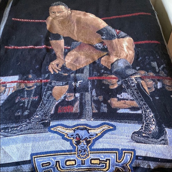 The Rock Throw Blanket